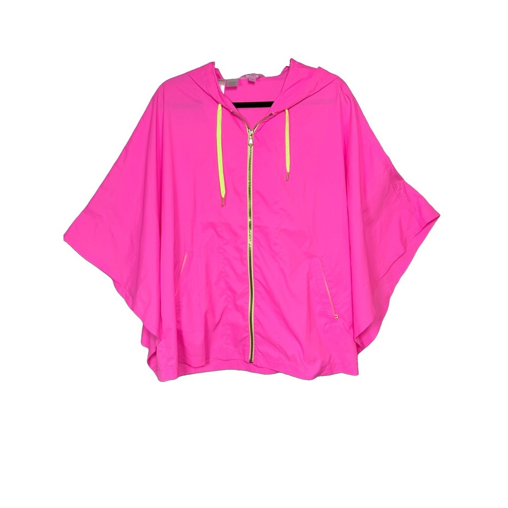 Lilly Pulitzer Irina Windbreaker Lightweight Pink Rain Jacket Women's Size S